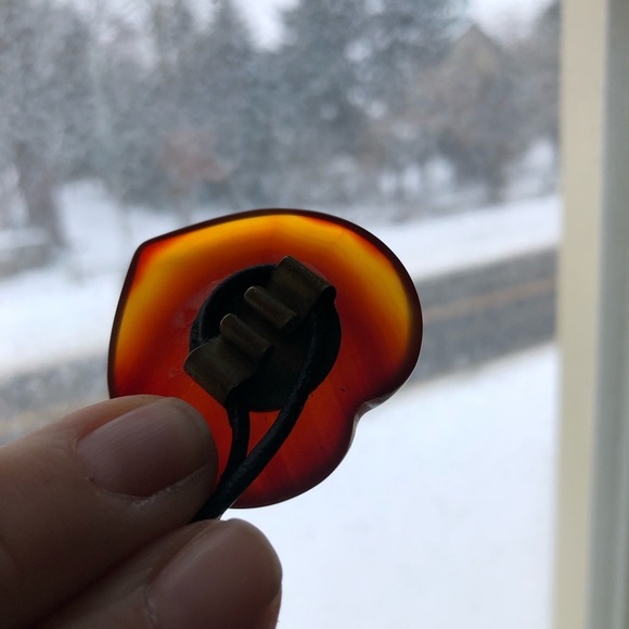 Heart Shaped Stone Necklace - Picture 4 of 13